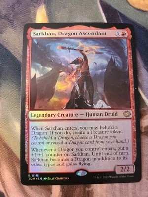 MTG EDH Custom Commander Deck: Sarkhan, Dragon Ascendant - Mono Red Dragons