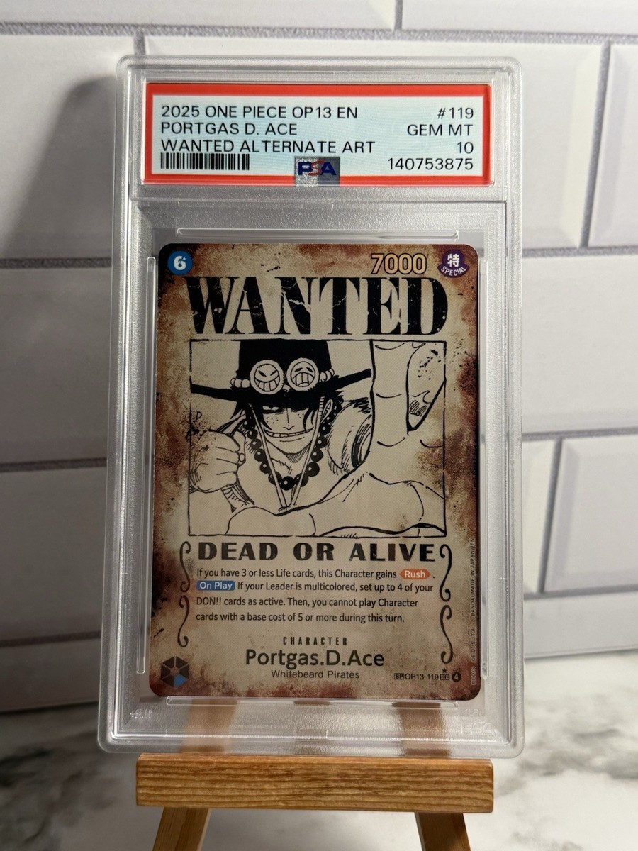 Portgas.D.Ace (119) (Wanted Poster) OP13-119 Carrying On His Will