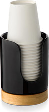 Ceramic Bathroom Cups Dispenser - 3 Oz Disposable Paper  Plastic Bathroom Cups