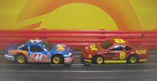 NEW TYCO TCR Red 8Ford Thunderbird VS Hot Wheels Pontiac Gran Prix 44Chevy