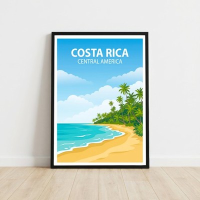 Costa Rica Mittelamerika Reise Poster Wandbild Kunstdruck Urlaub Geschenk