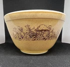 PYREX 401 Mixing Bowl Mushroom Speckled Tan Brown – 1.5 Pint–Rare Pattern-VTG