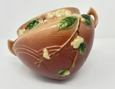 Vintage Roseville Pottery Snowberry 1940’s Hanging Basket Art Deco