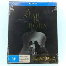 A Star Is Born - Blu-ray - New Sealed - Reg B - Steelbook