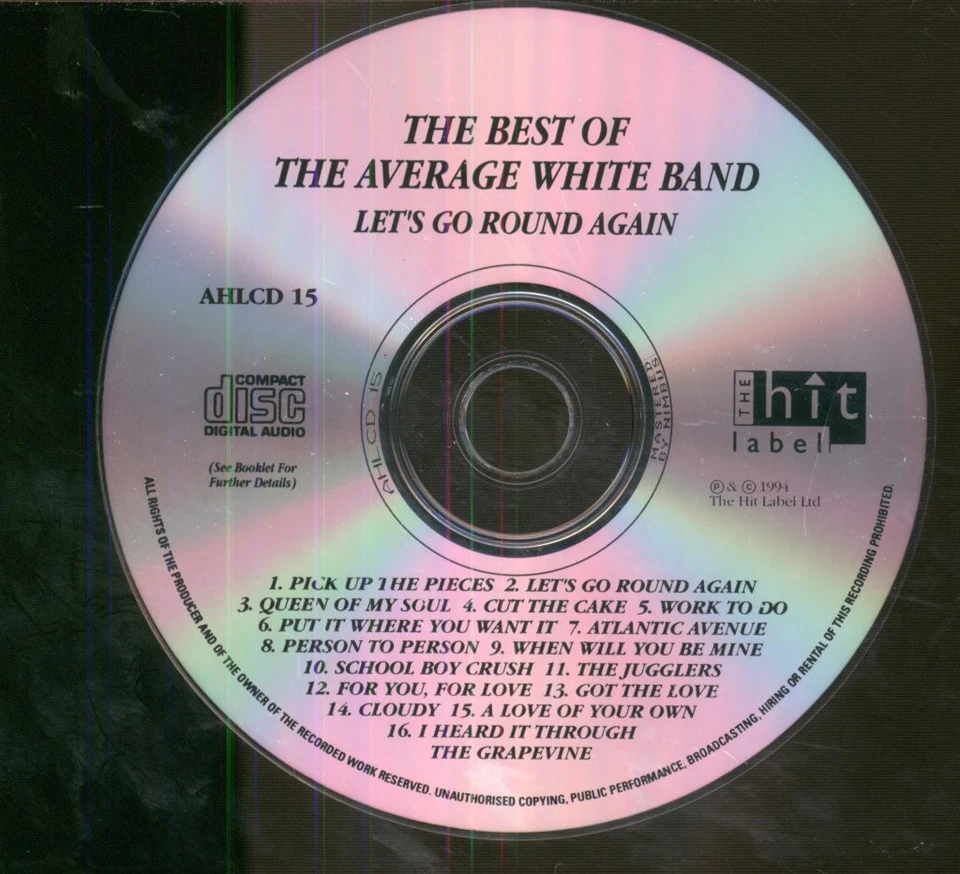 Average White Band Best Of The Average White Band - Let's Go Round Again CD UK - Bild 3 von 3