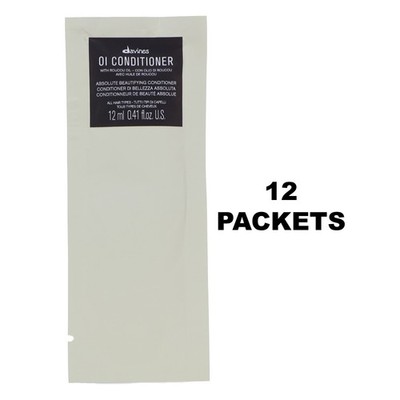 DAVINES OI CONDITIONER SACHET 12 PACK ~ New
