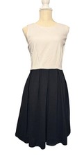 Kate Spade New York Colorblock Fit & Flare Sleeveless Dress Pockets L