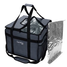 CarreGas&reg; Food Delivery Bag, Takeaway Bags 38x38x32cm Uber Eats Pizzatasche 46L