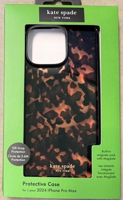 kate spade new york iPhone 16 Pro Max Case MagSafe - Designer  Case - Tortoise