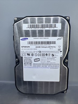 Hard Disk Interno Samsung Spinpoint SP0842N P-ATA 80 GB 7200 RPM 2MB 3.5'' Tested