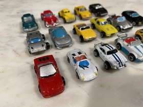 1990s Vintage rare Micro Machines Sports car lot. Corvette Porsche Ferrari 