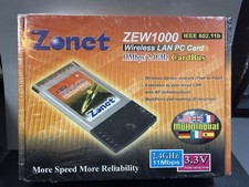 Zonet ZEW1000WU-01 802.11b Wireless PC Card 32-bit CardBus PCMCIA NEW Sealed