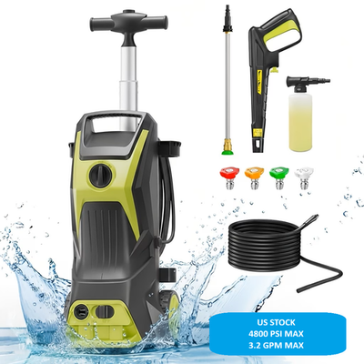 #ad 💦NEW 4800 psi MAX 3.2 gpm electric pressure power washer nozzles hose soap bott $94.95