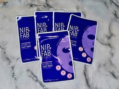 1 x NIP + FAB Retinol Fix Sheet Gesichtsmaske NEU