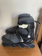 Oxelo Adult Inline Roller Skates, UK Size 8, great condition, with pads