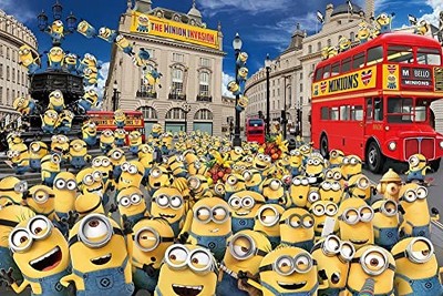 Yanoman [Made in Japan] 1000-Piece Jigsaw Puzzle Minions: Find Bob Tim! 50x75cm