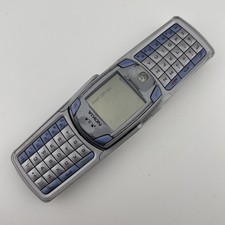 Nokia 6820A Vintage Handy QWERTZ Klapphandy - Blau Silber 2004