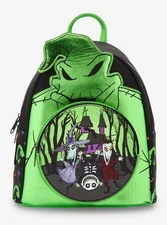 Loungefly The Nightmare Before Christmas Oogie Boogie Metallic Mini Backpack NEW