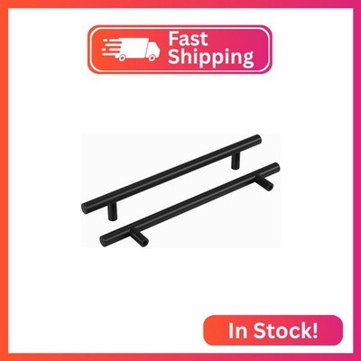 homdiy 25Pack 6-1/4in Cabinet Handles Black Kitchen Cabinet Pulls Drawer Pulls f