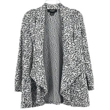 Peck Peck Women's Dressy Blazer Women's Size Medium Gray And Silver
