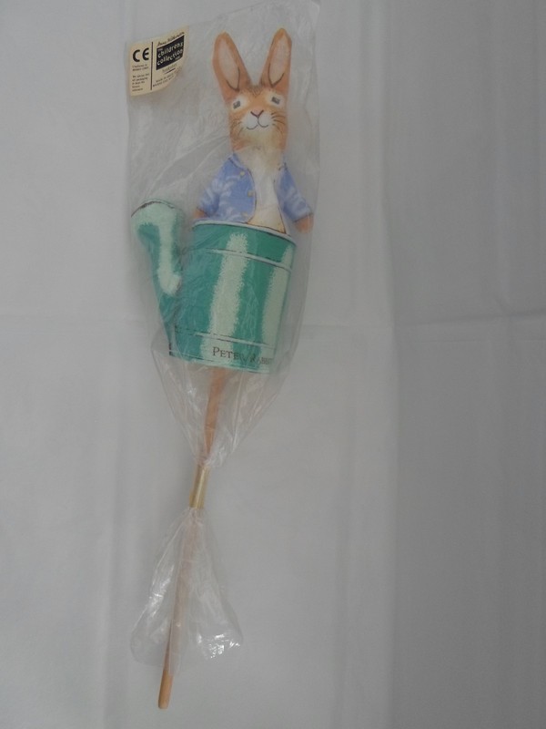 New Beatrix Potter Peter Rabbit Polyester Stick Puppet (Hunkydory) 1984