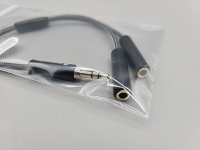 Syncwire Headphone Splitter Nylon-Braided Extension Cable Audio Stereo Y Splitt