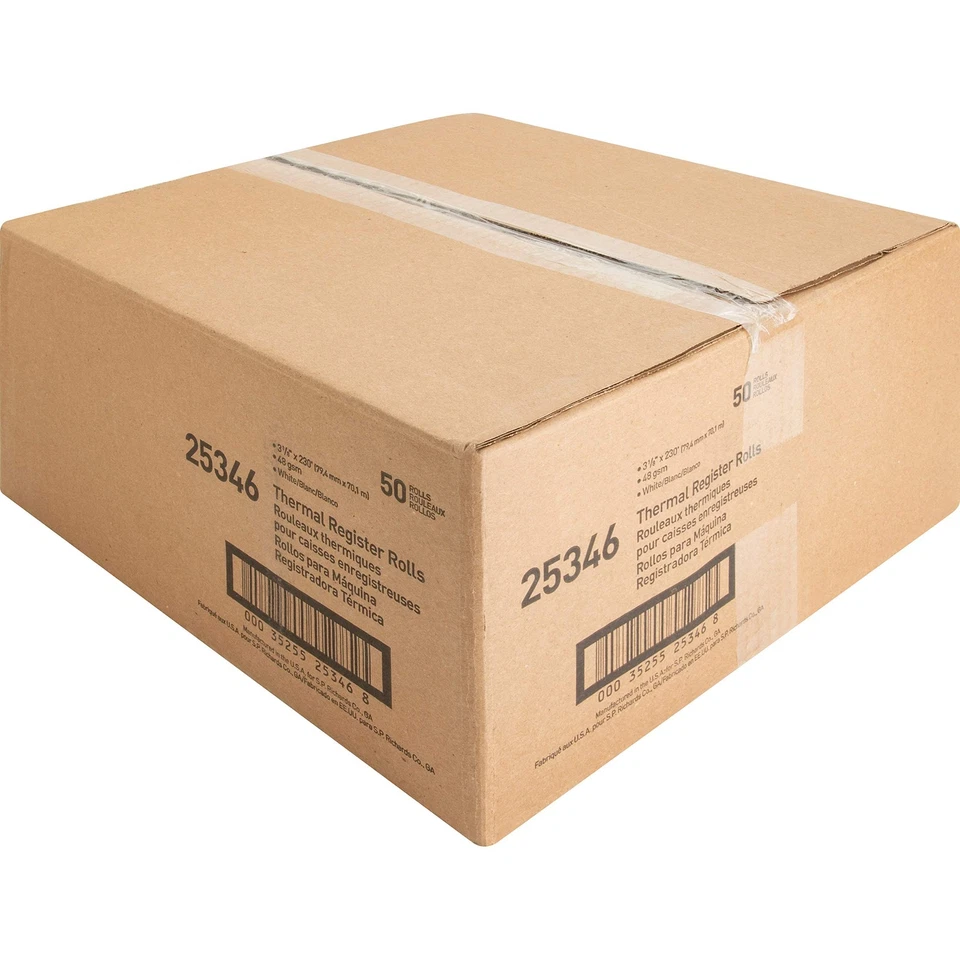 Rollos de papel térmico para recibos - Papel térmico de calidad premium de 3 1/8" x 230 pies con... Foto 3 de 4