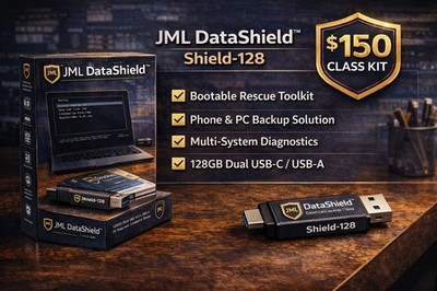 128GB Dual USB-C Bootable PC Repair & Recovery Toolkit Data Backup Drive