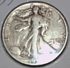 1939  WALKING LIBERTY HALF DOLLAR *** 90%  SILVER  US COIN ***