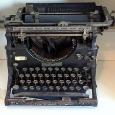 Antique 1928 Underwood No. 4 Typewriter thumbnail