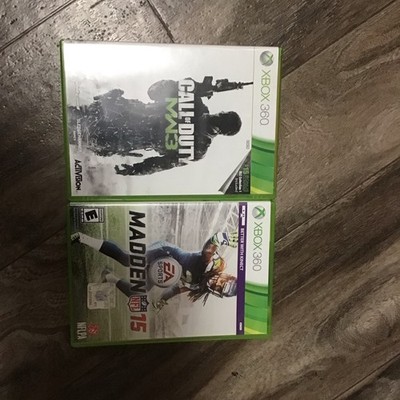 Activision, EA Sports: Call of Duty MW3, Madden NFL 15 Xbox 360 Games Lot