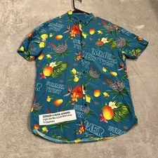 Strata Shirt Mens Medium Swisher Sweets Summer Twist Hawaiian Button Up Promo