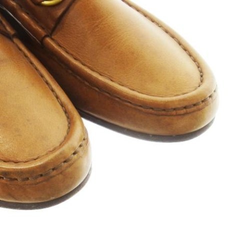 GUCCI Horsebit Leather Loafers Dress Shoes Size:6.5/JP:23.5 Brown 141131K Authen thumbnail 5