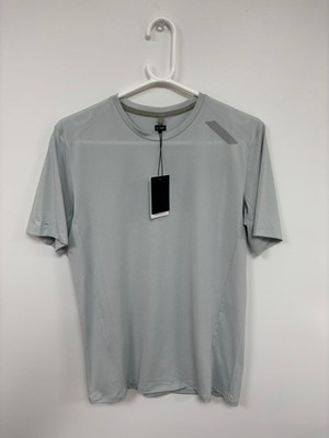 Men's Soar Running Tech Tee Grey Light Coverage Size Small