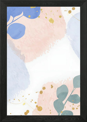 Aquarell Strich gerahmt Wandbild Poster Leinwanddruck Bild