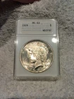 1924 $1 Peace Silver Dollar MS-63 Old ANA Holder Premium Quality
