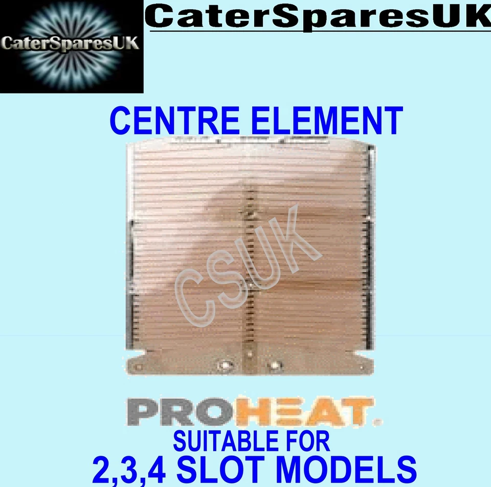 DUALIT PROHEAT NEW TOASTER ELEMENT MIDDLE UNIVERSAL FITS 2 3 4 SLICE MODEL GSP