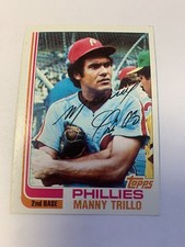 1982 Topps Manny Trillo Philadelphia Phillies 