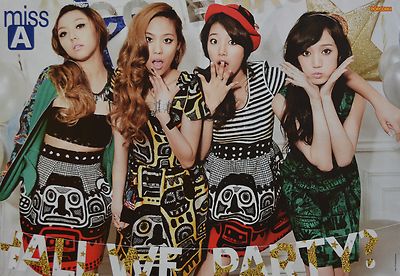 MISS A - A3 Poster (ca. 42 x 28 cm) - Band Bae Suzy Clippings Kpop Sammlung NEU