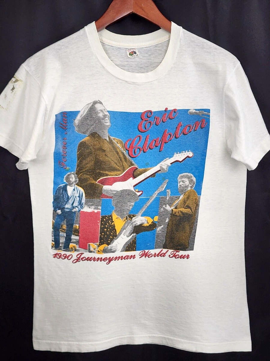 ERIC CLAPTON JOURNEYMAN TOUR 1990 Tシャツ L ERIC CLAPTON JOURNEYMAN TOUR 1990 Tシャツ L 90年代 90s アメリカ製