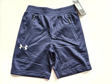 UA Under Armour Little Boys Size 5 Zipper Pocket Shorts Short Pants NWT