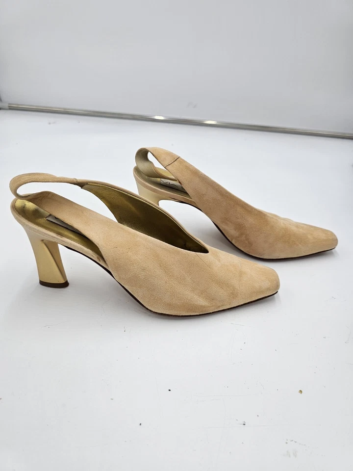 Correas vintage de gamuza melocotón vía Spiga talla 8 Foto 2 de 4