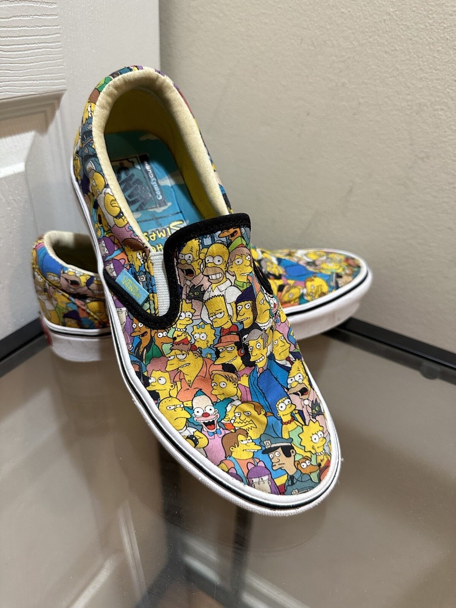 Vans The Simpsons X Springfield Comfycush Slip-On Shoes Womens