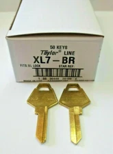 Lot of 50 pieces XL7 Key Blanks ~ XL7 1180S Key Blank /ILCO USA 50 KEYS TOTAL