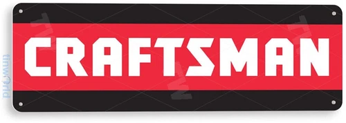 TIN SIGN Craftsman Mechanic Power Tools Toolbox Garage Shop Shed Barn B099