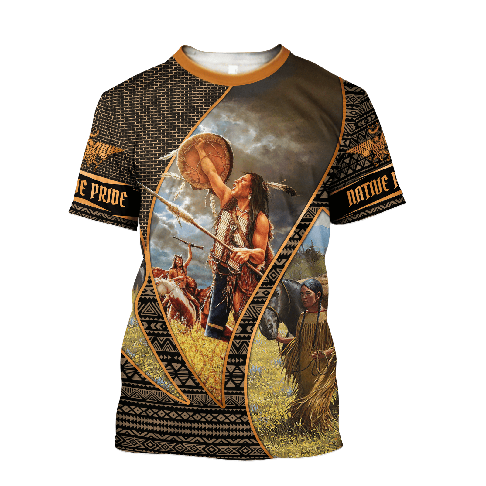 Native American T-shirt , High-Quality 3D T-shirt , Unique 3D T-shirt Design