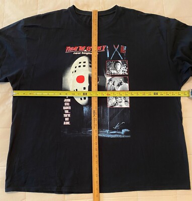 Friday the 13th Part 5 T Shirt 3X Jason Voorhees Graveyard Goods