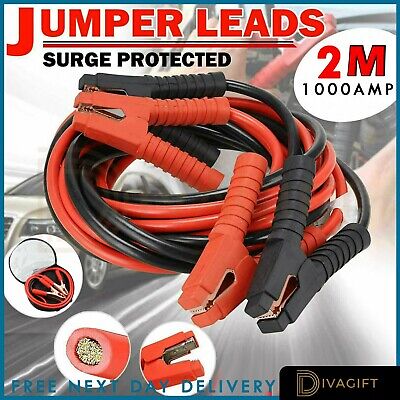 1000Amp Durable Car Van Jump Leads Battery Jumper Booster Cables Recovery 3 Mtr 
