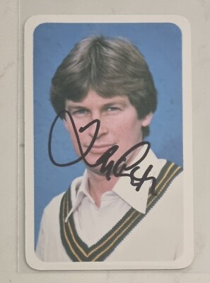IAN SMITH SIGNED Cricket Trade Card Ardmona III BUTTER EM UP Shane Warne