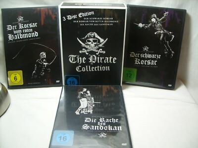 The Pirate Collection  | 3 DVD,s |  sehr guter Zustand